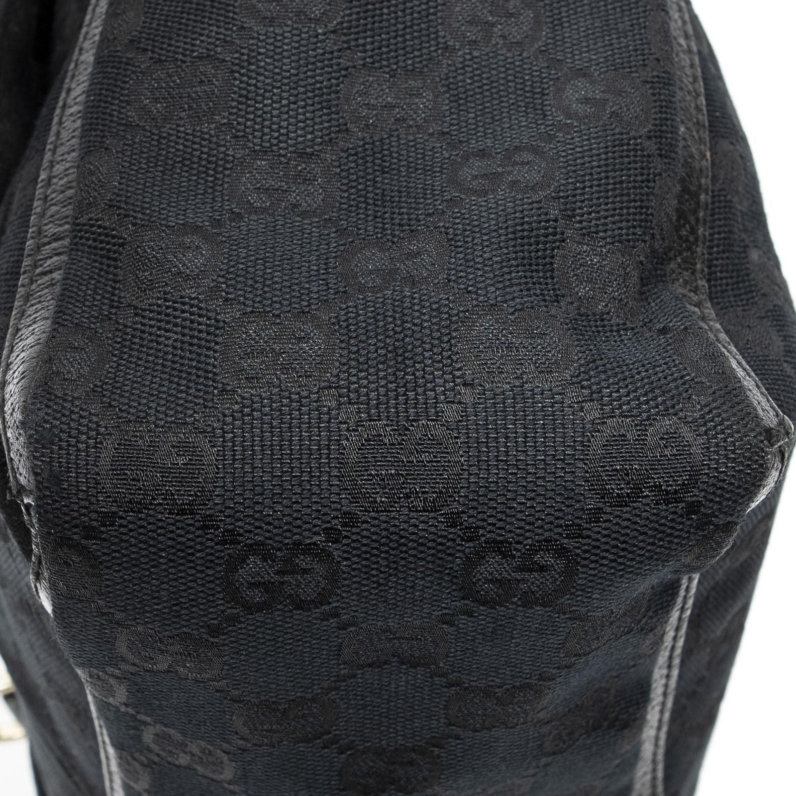 Gucci Abbey Pochette Black GG Canvas