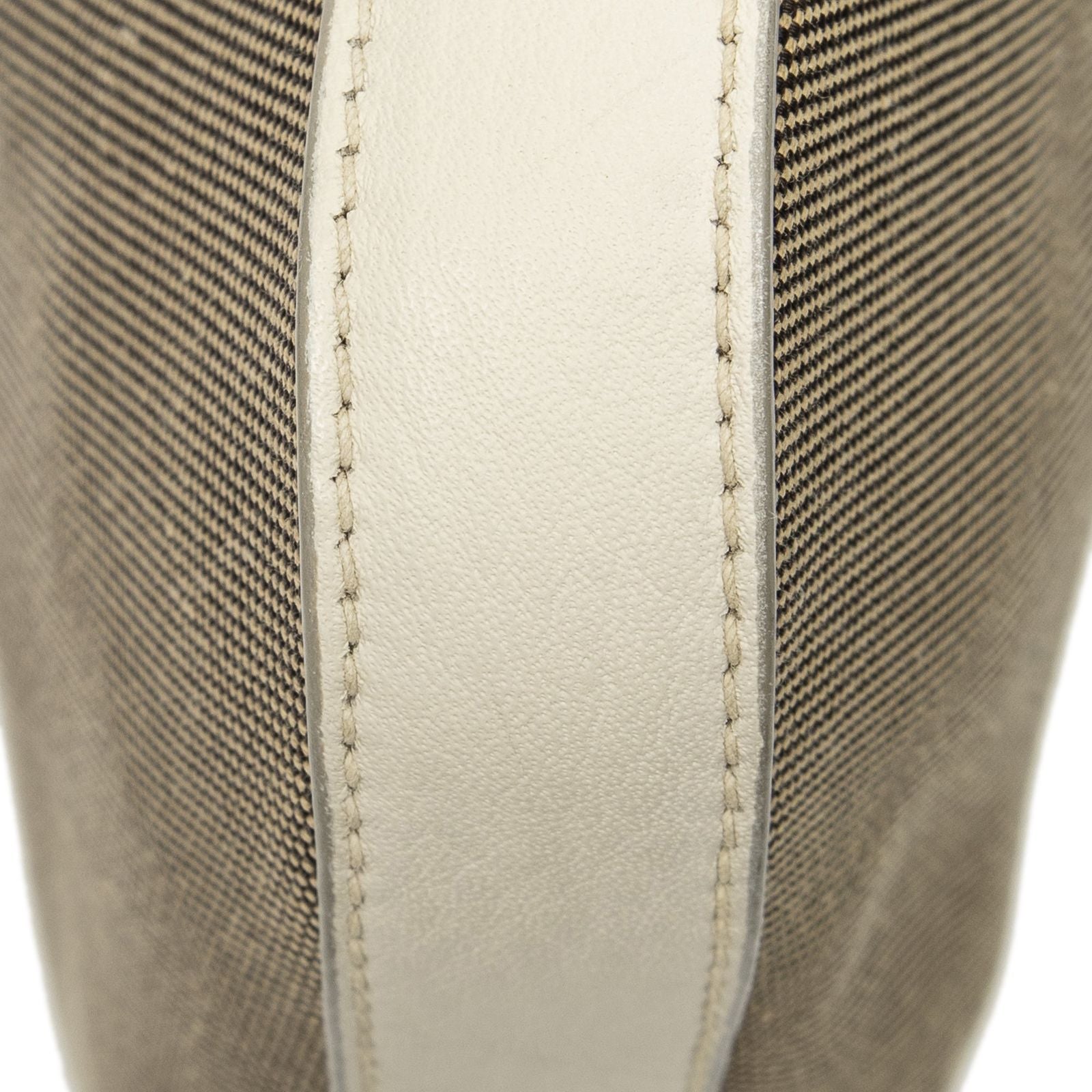 Prada Jaca Messenger Beige Ivory Dog Canvas Pet Accessory