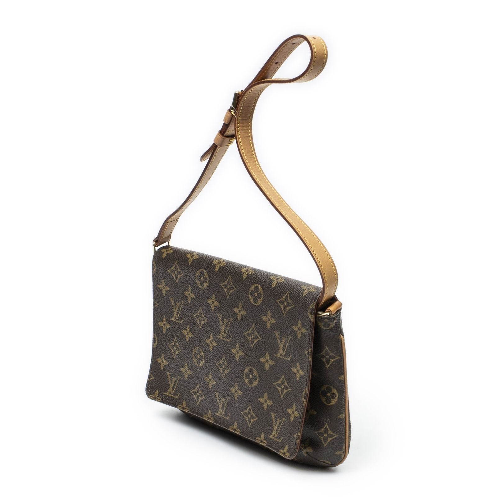 Louis Vuitton Musette Tango Brown Monogram Canvas