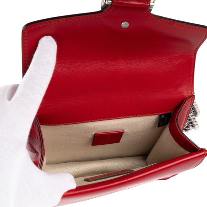 Gucci Limited Edition Chinese New Year Dionysusred Smooth Leather