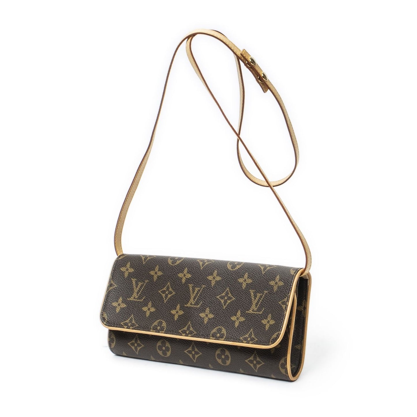 Louis Vuitton Twin Brown Monogram Canvas