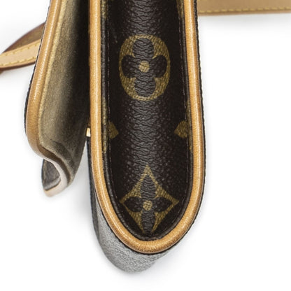 Louis Vuitton Twin Brown Monogram Canvas