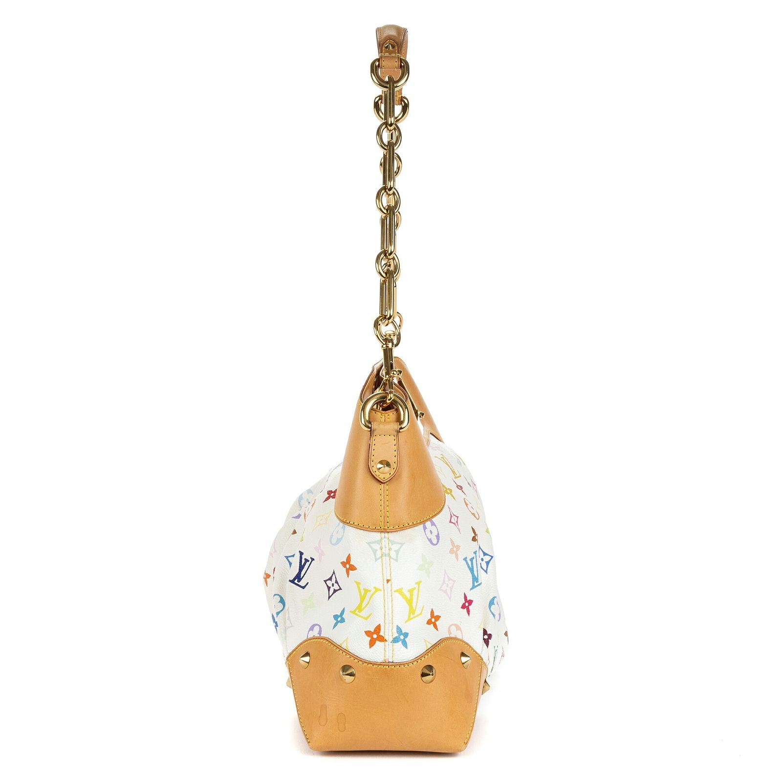 Louis Vuitton Judy White Multicolor Colorful Monogram Canvas