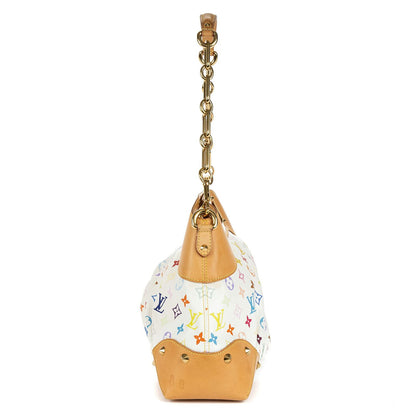 Louis Vuitton Judy White Multicolor Colorful Monogram Canvas