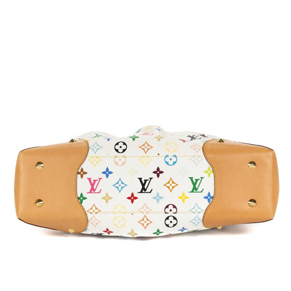 Louis Vuitton Judy White Multicolor Colorful Monogram Canvas