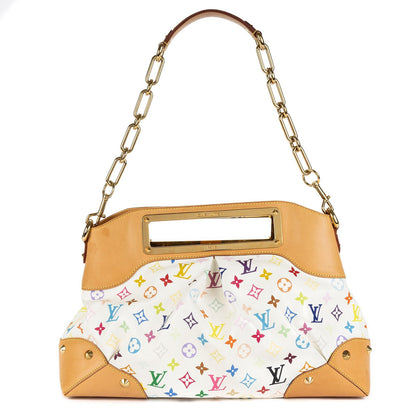 Louis Vuitton Judy White Multicolor Colorful Monogram Canvas