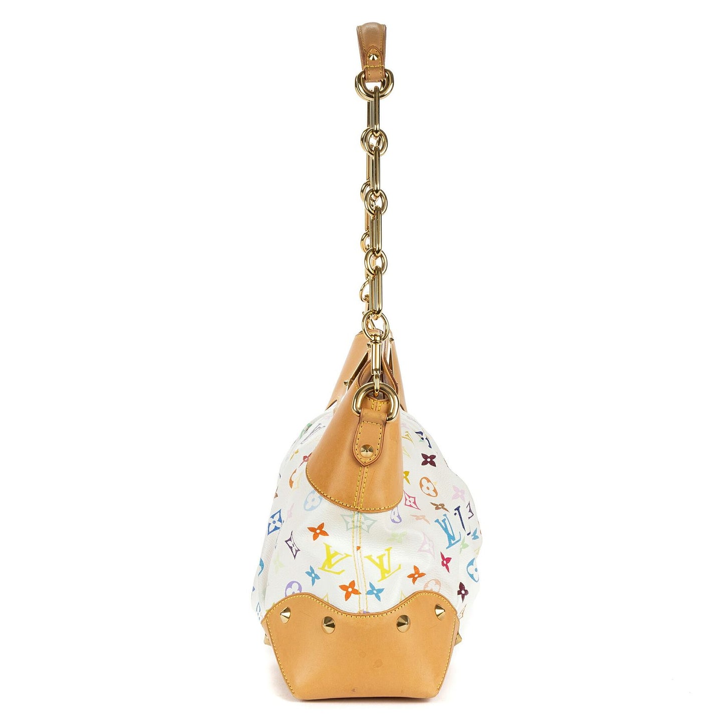 Louis Vuitton Judy White Multicolor Colorful Monogram Canvas