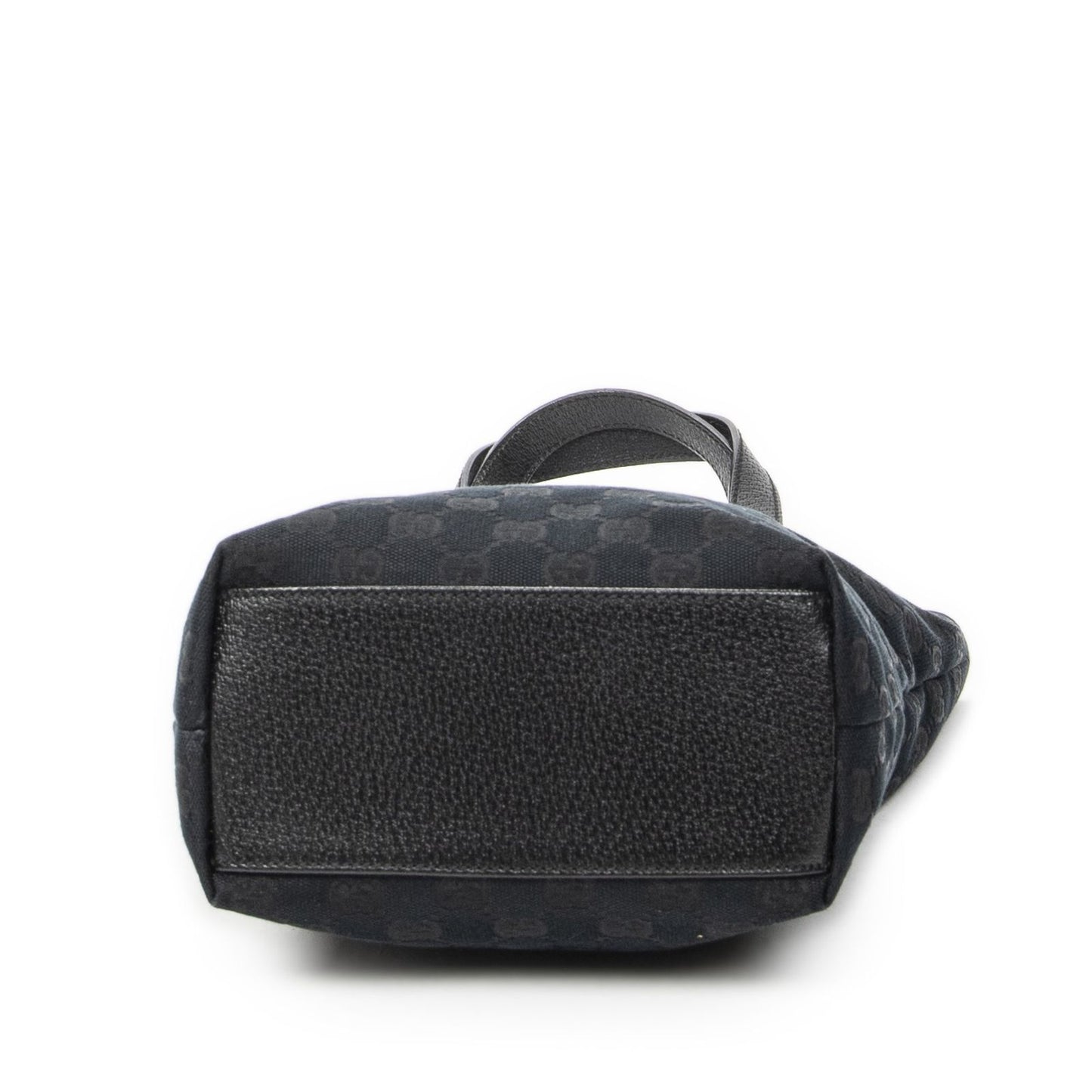 Gucci Charmy Bucket Tote Black GG Canvas