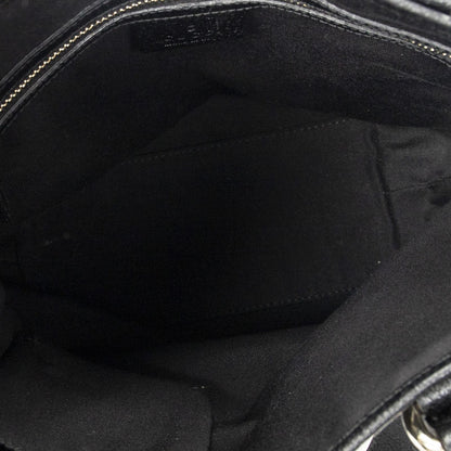 Gucci Charmy Bucket Tote Black GG Canvas