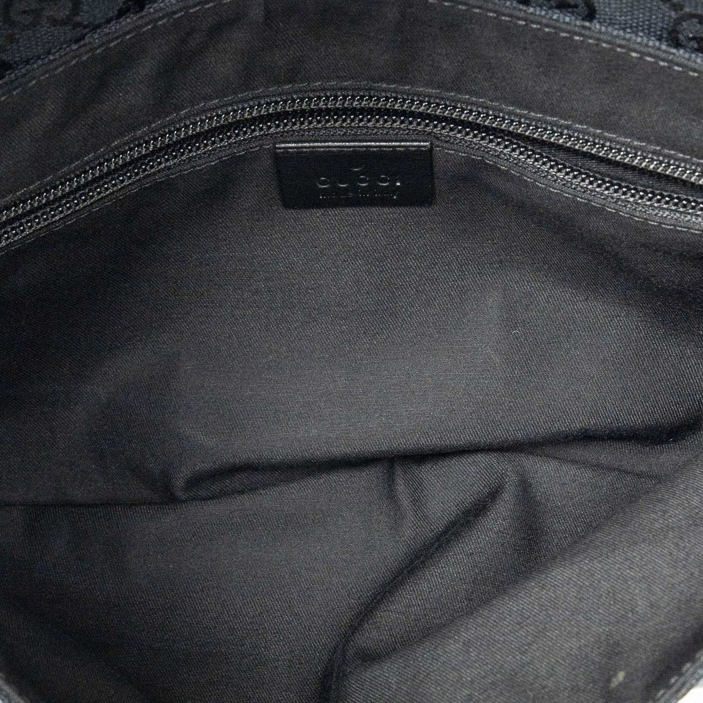 Gucci Flap Waist Bag Black GG Canvas