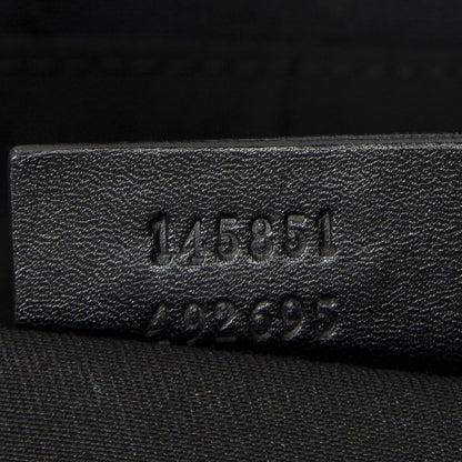 Gucci Flap Waist Bag Black GG Canvas