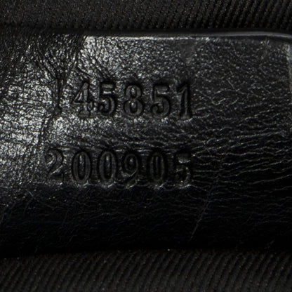 Gucci Flap Waist Bag Black GG Canvas