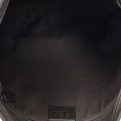 Gucci Abbey Dring Crossbody Dark Brown GG Nylon Canvas