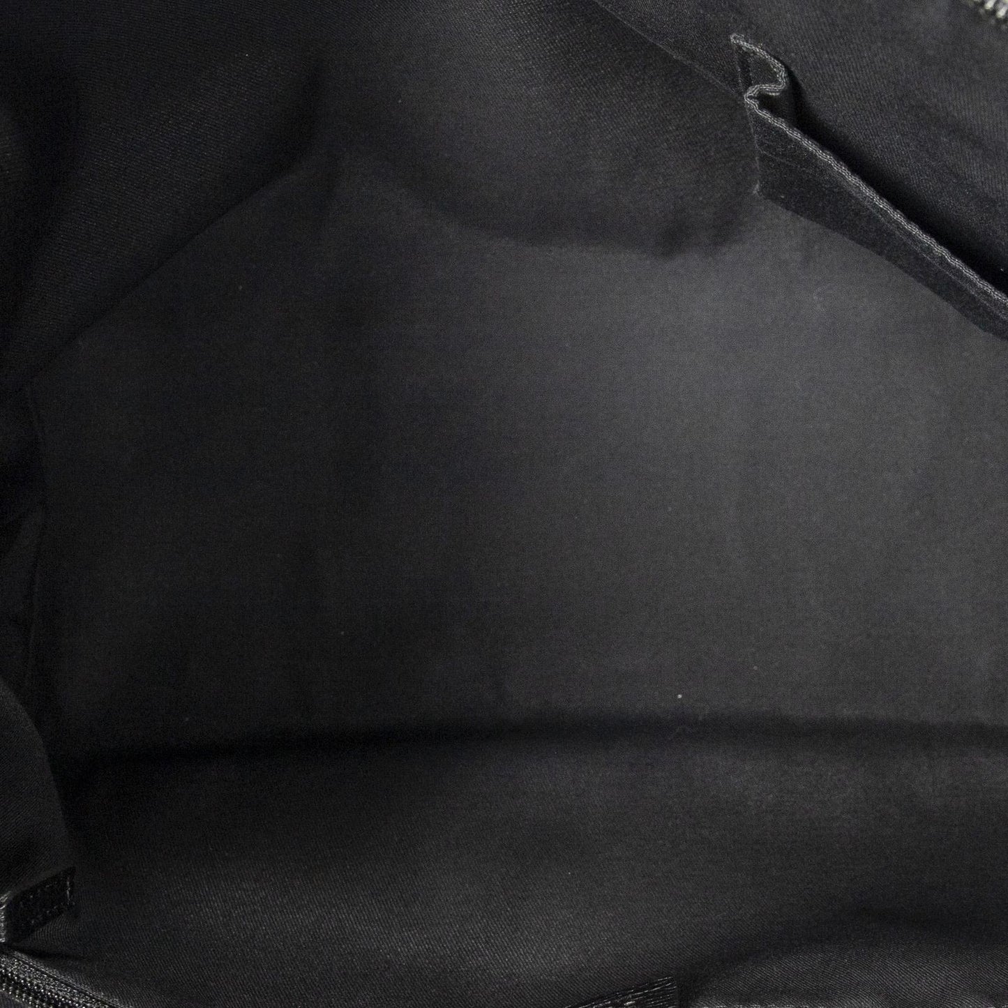 Gucci Abbey Zip Tote Black GG Denim Canvas