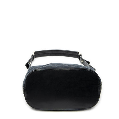 Gucci FF Buckle Shoulder Bag Black GG Canvas