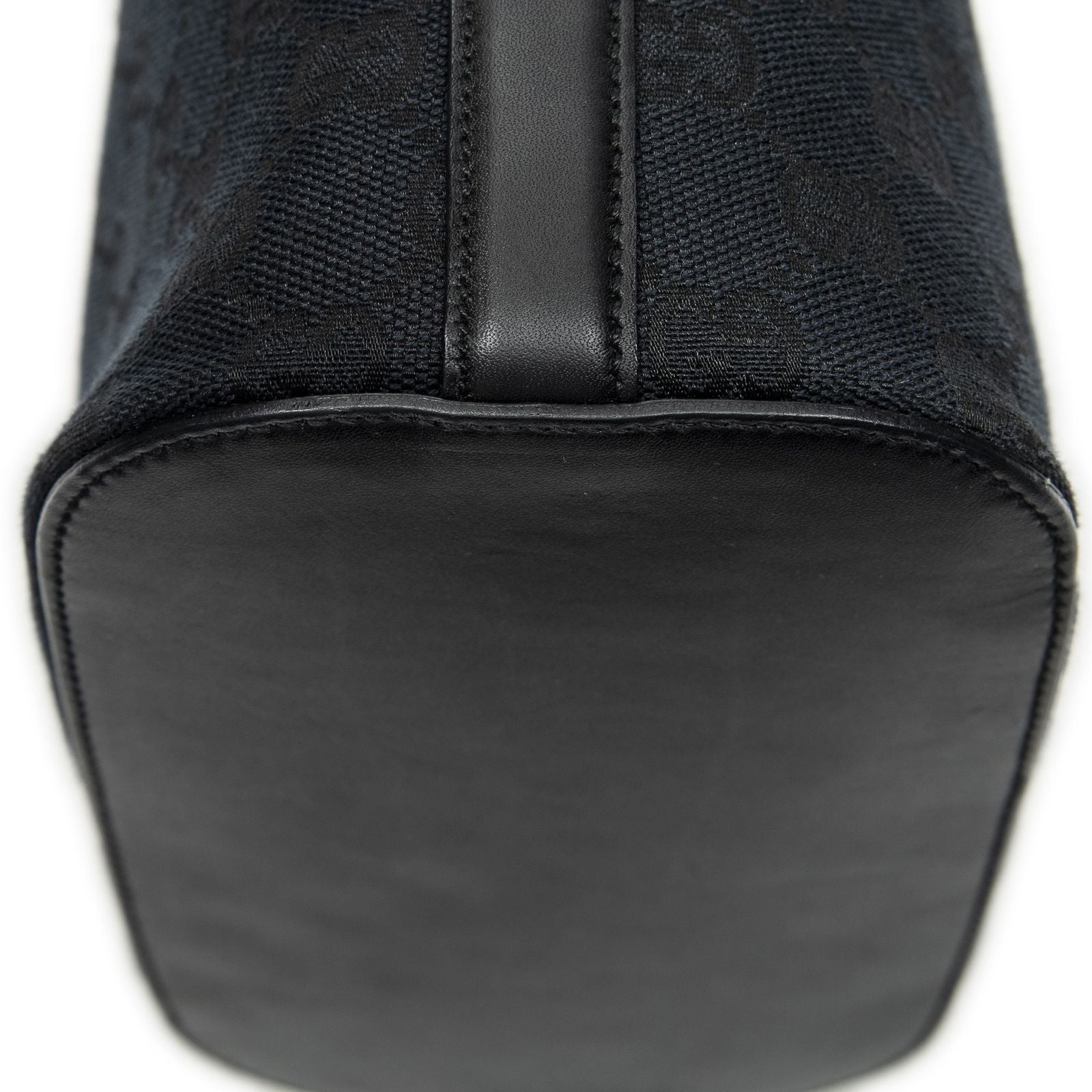 Gucci FF Buckle Shoulder Bag Black GG Canvas