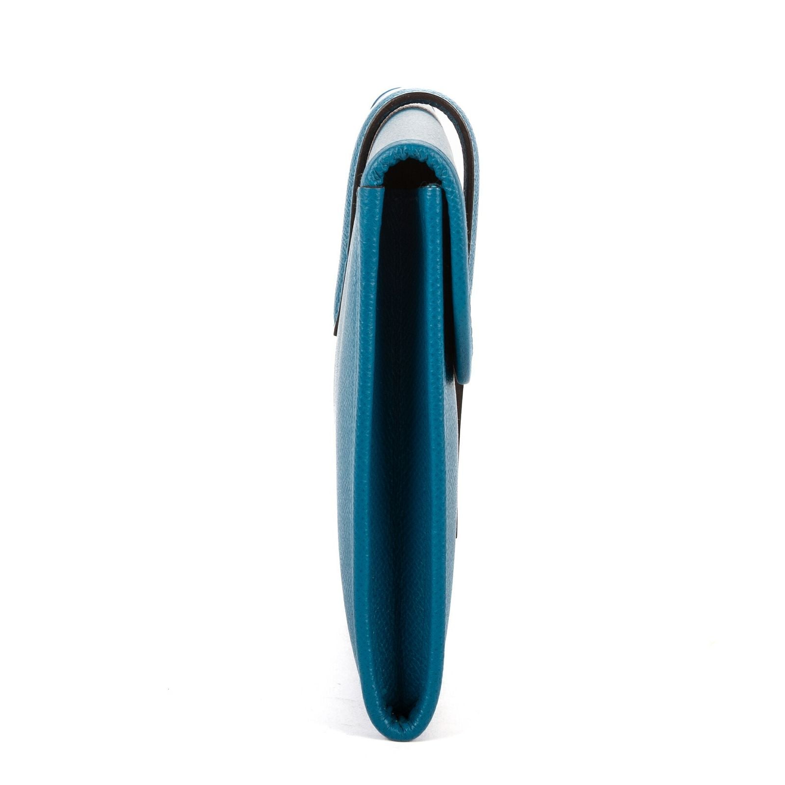 Hermes Jije Elan Clutch Blue Epsom Leather