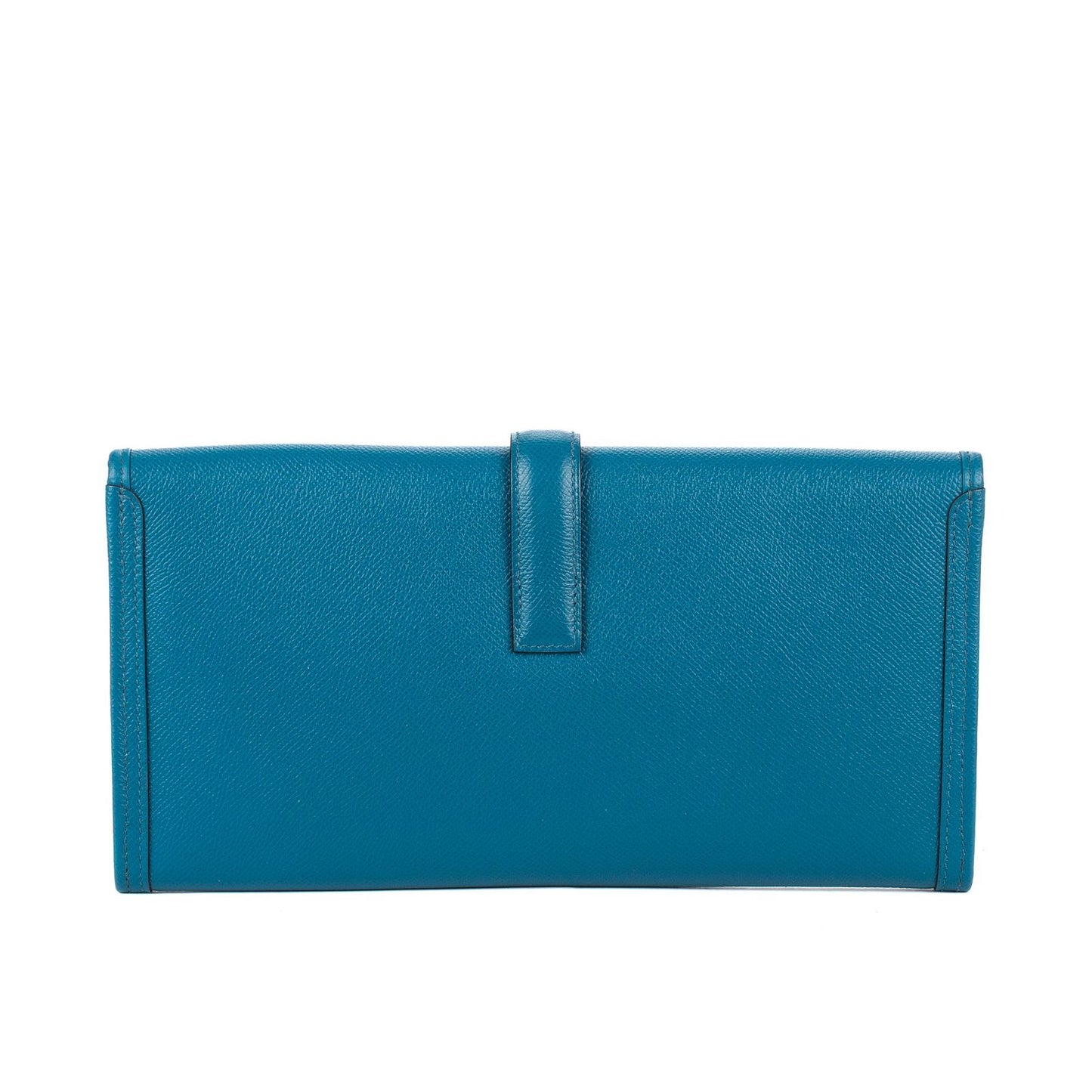 Hermes Jije Elan Clutch Blue Epsom Leather