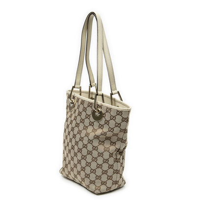 Gucci Small Eclipse Shopping Beige Ivory GG Canvas