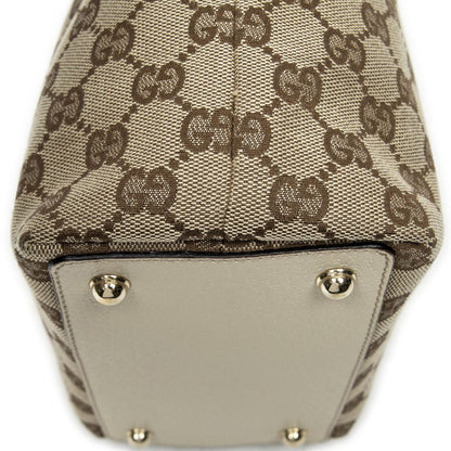 Gucci Small Eclipse Shopping Beige Ivory GG Canvas