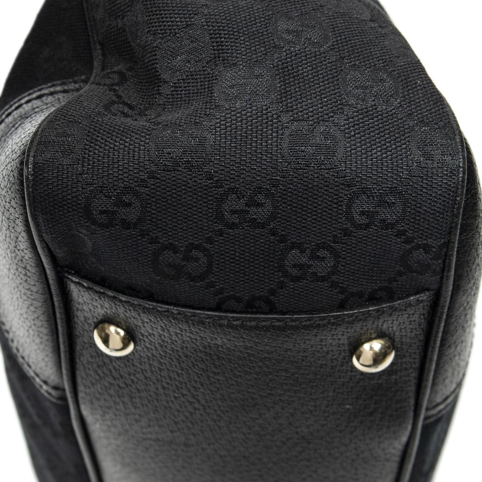 Gucci Princi Tote Black GG Canvas