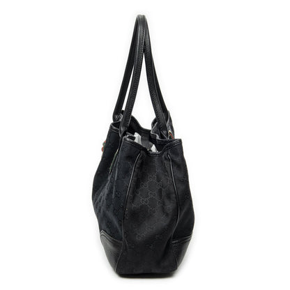 Gucci Princi Tote Black GG Canvas