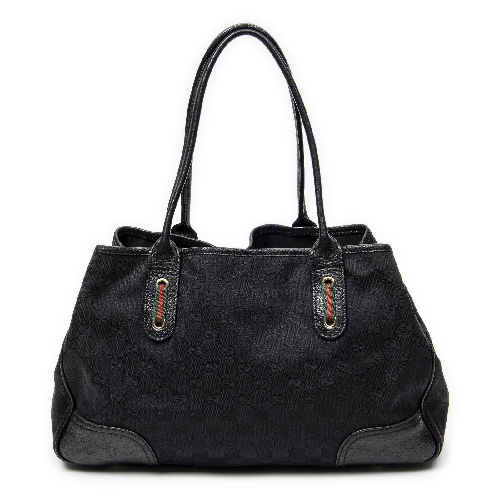 Gucci Princi Tote Black GG Canvas