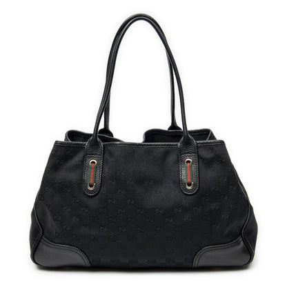 Gucci Princi Tote Black GG Canvas