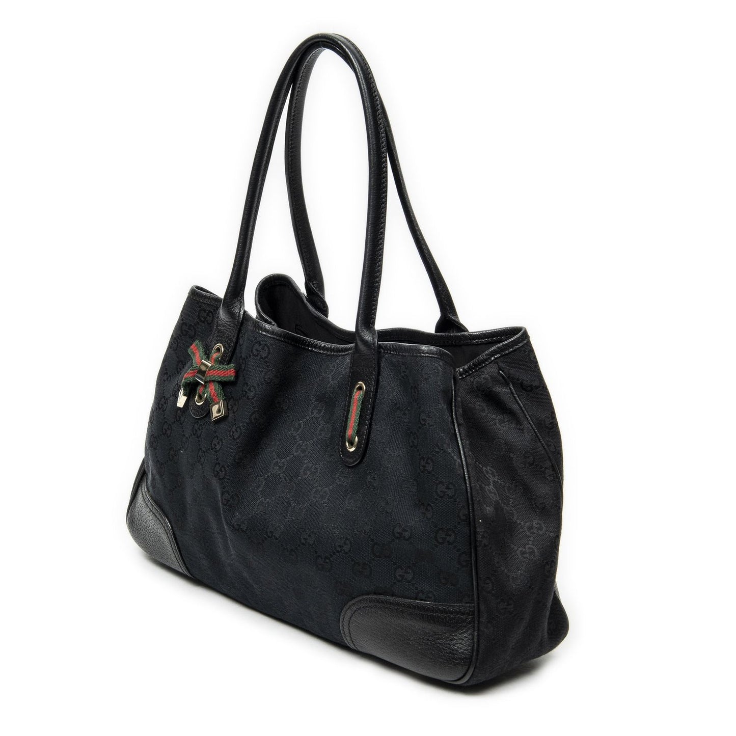 Gucci Princi Tote Black GG Canvas