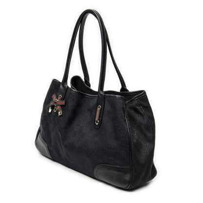 Gucci Princi Tote Black GG Canvas