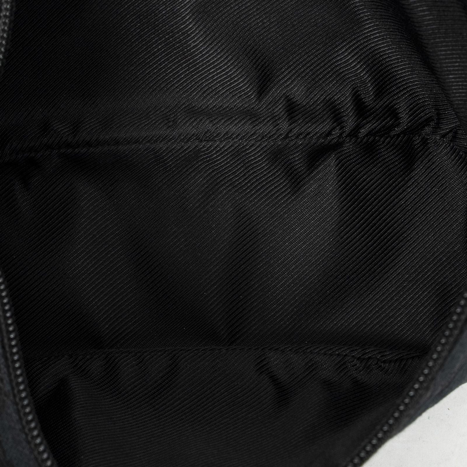 Gucci Web Boat Pochette Black GG Canvas