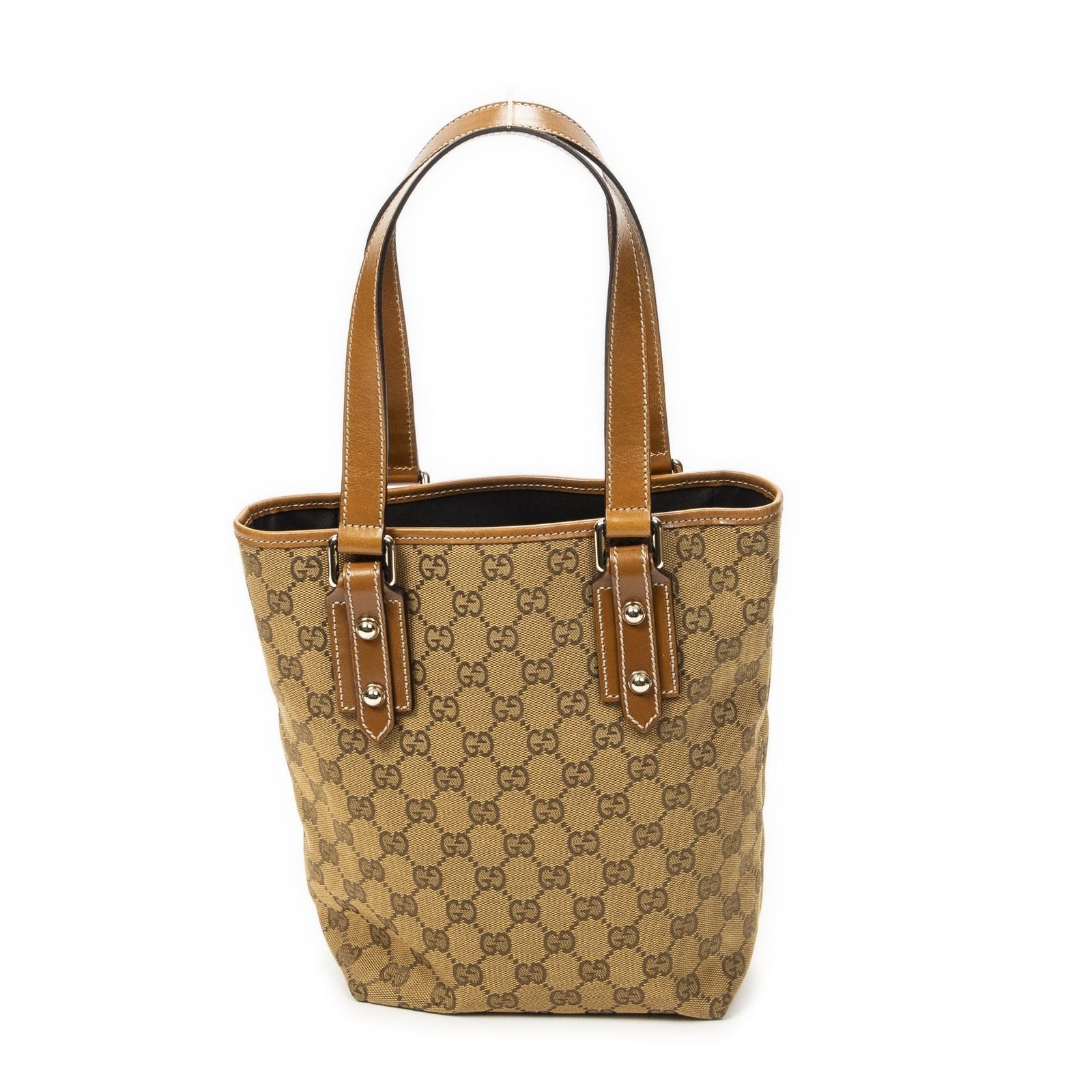 Gucci Small Tall Tote Tan GG Canvas