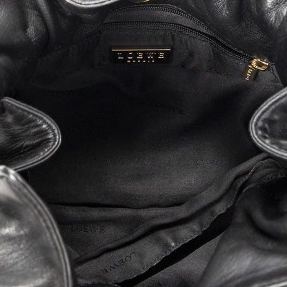 Loewe Small Tassel Flamenco Black Calfskin Leather