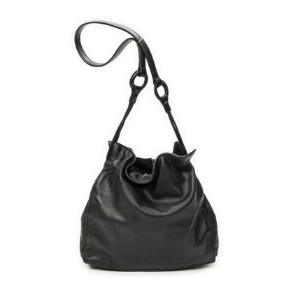 Loewe Small Tassel Flamenco Black Calfskin Leather