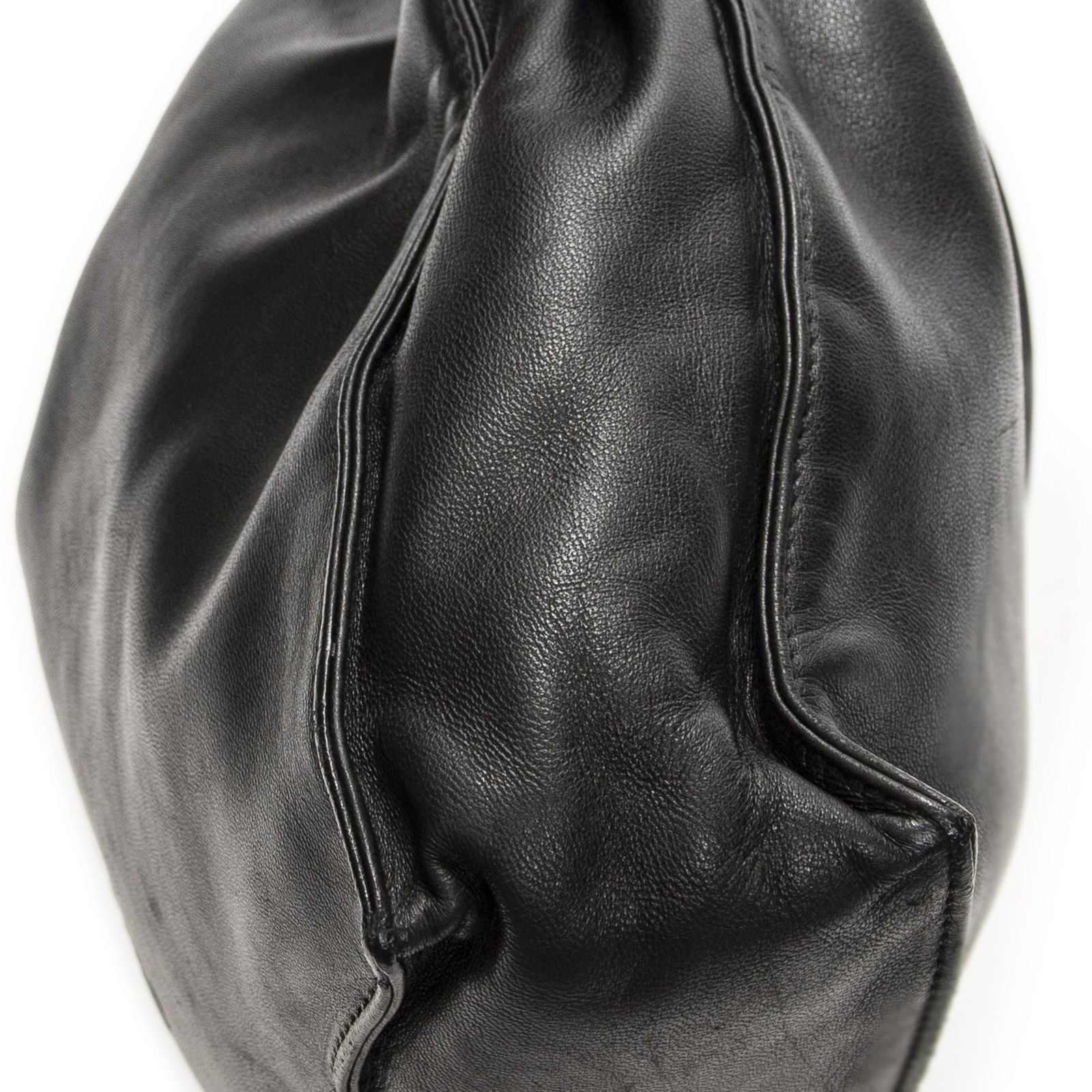 Loewe Small Tassel Flamenco Black Calfskin Leather