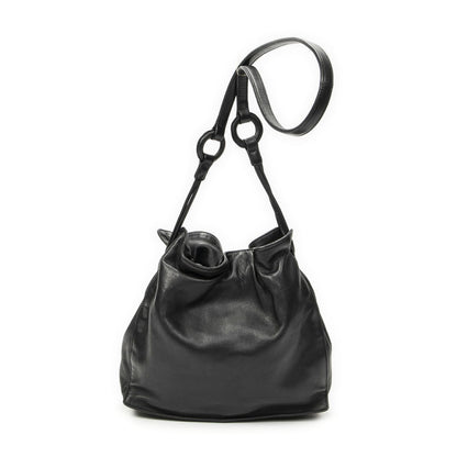 Loewe Small Tassel Flamenco Black Calfskin Leather