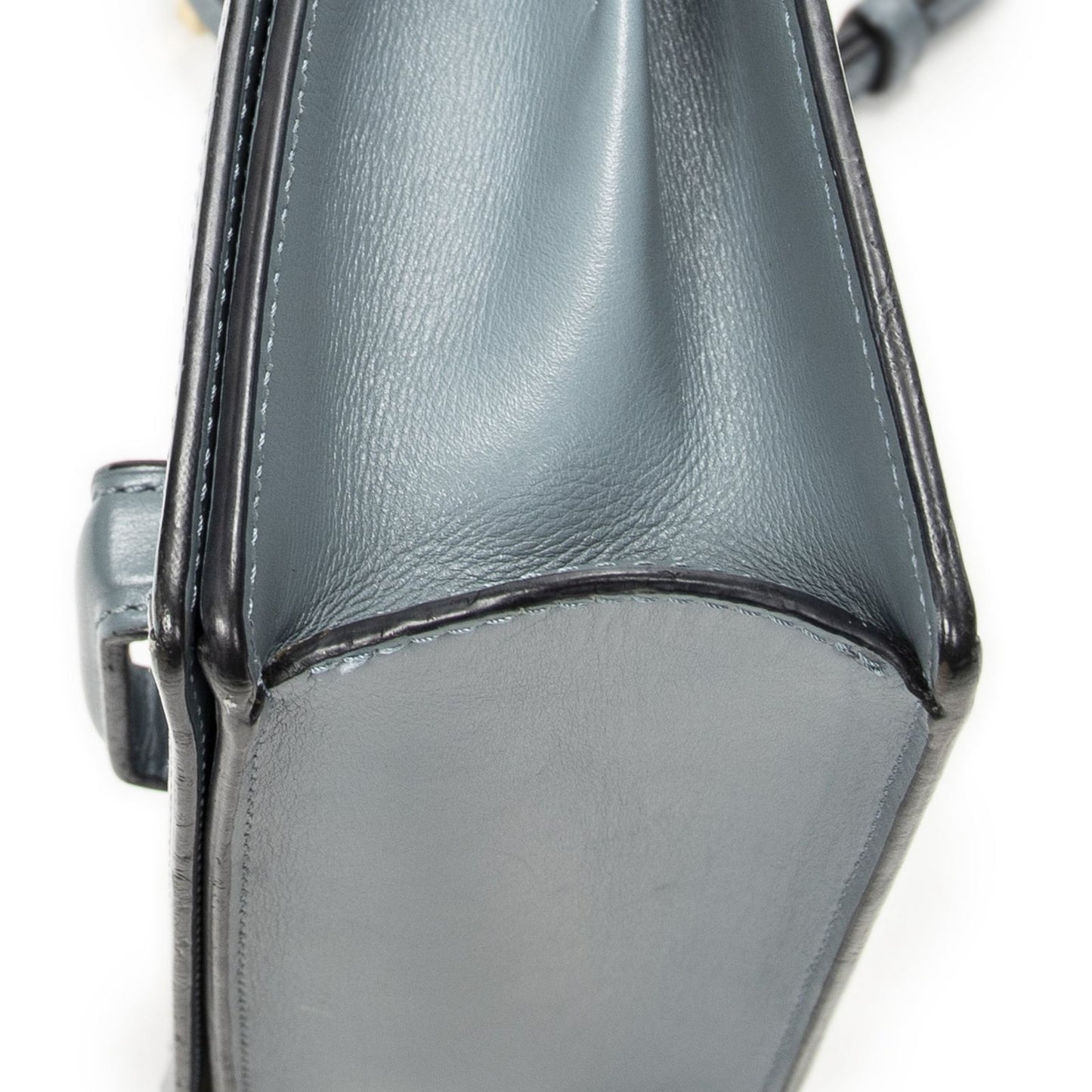 Loewe Small Barcelona Light Blue Calfskin Leather Messenger Bag