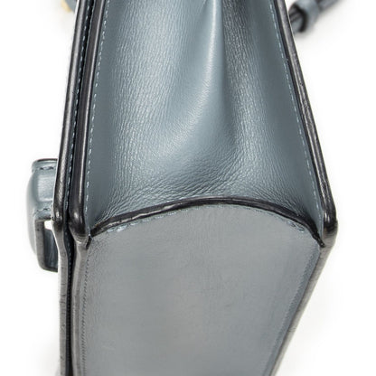 Loewe Small Barcelona Light Blue Calfskin Leather Messenger Bag