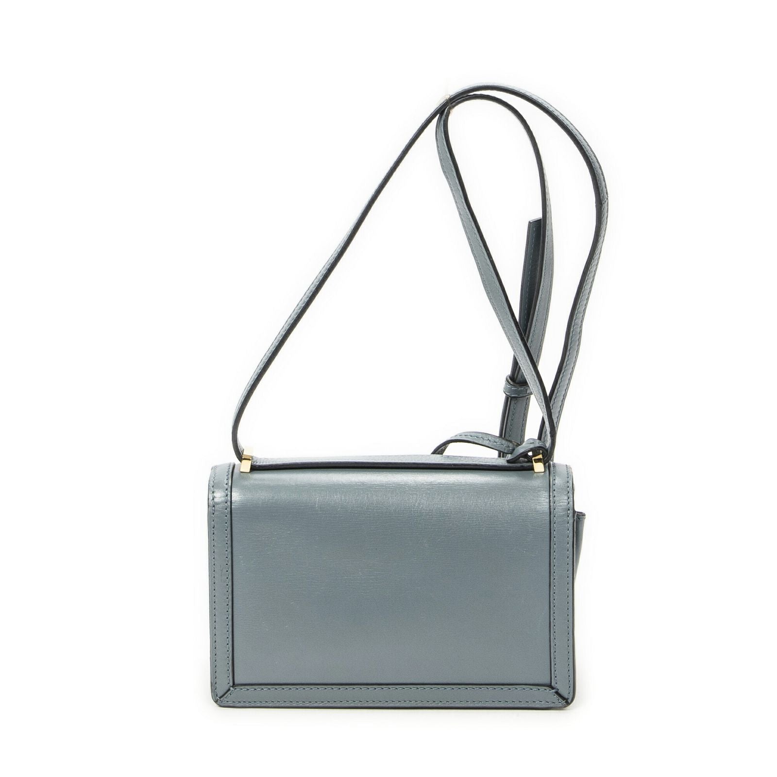 Loewe Small Barcelona Light Blue Calfskin Leather Messenger Bag