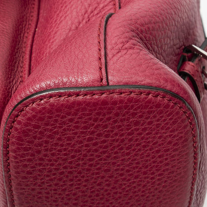 Gucci Bamboo Backpack Tassel Fuschia Calfskin Leather