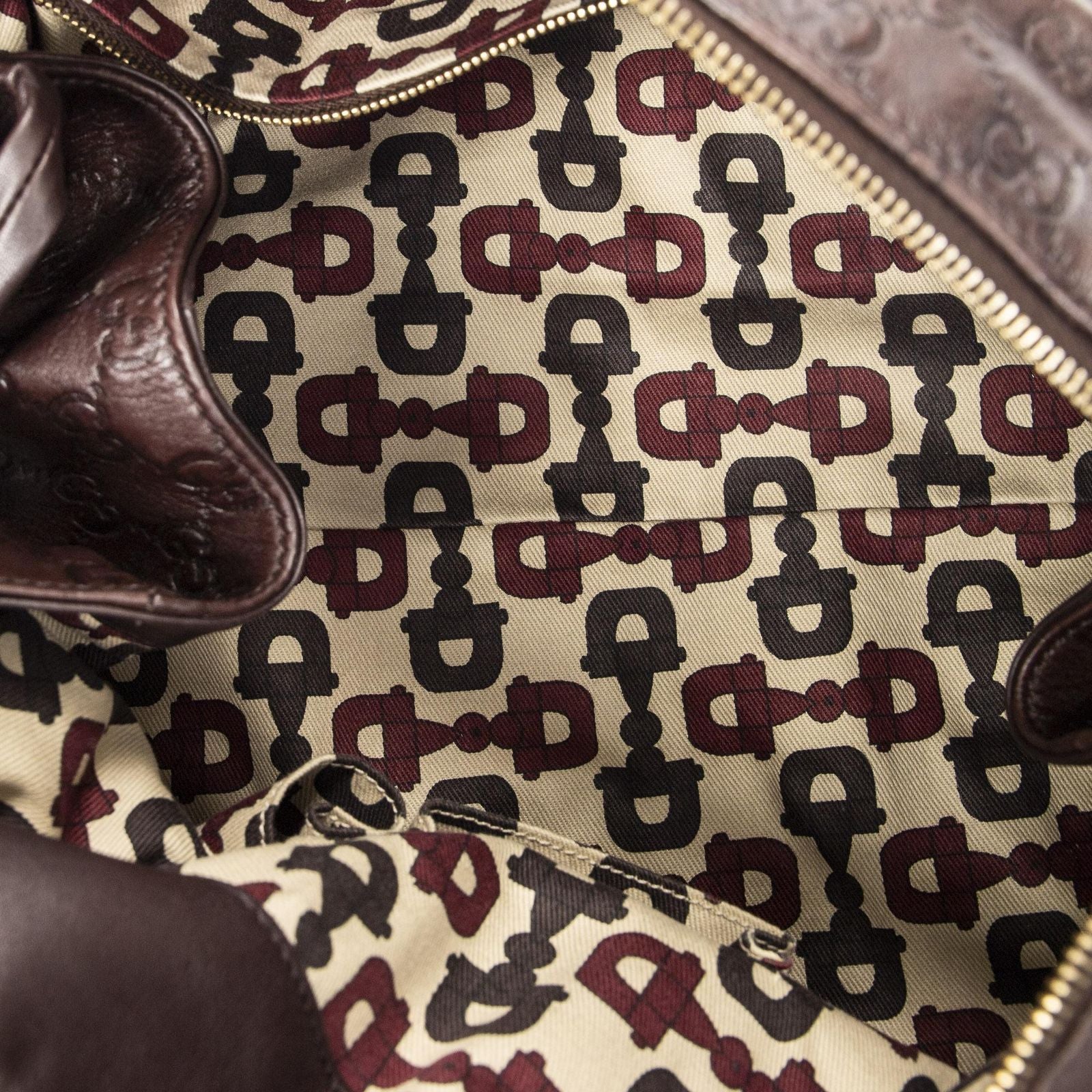 Gucci Hysteria Tortod Brown Guccissima Messenger Bag