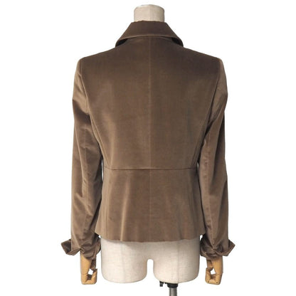 Celine Tailored Jacket 40 Velour Leather