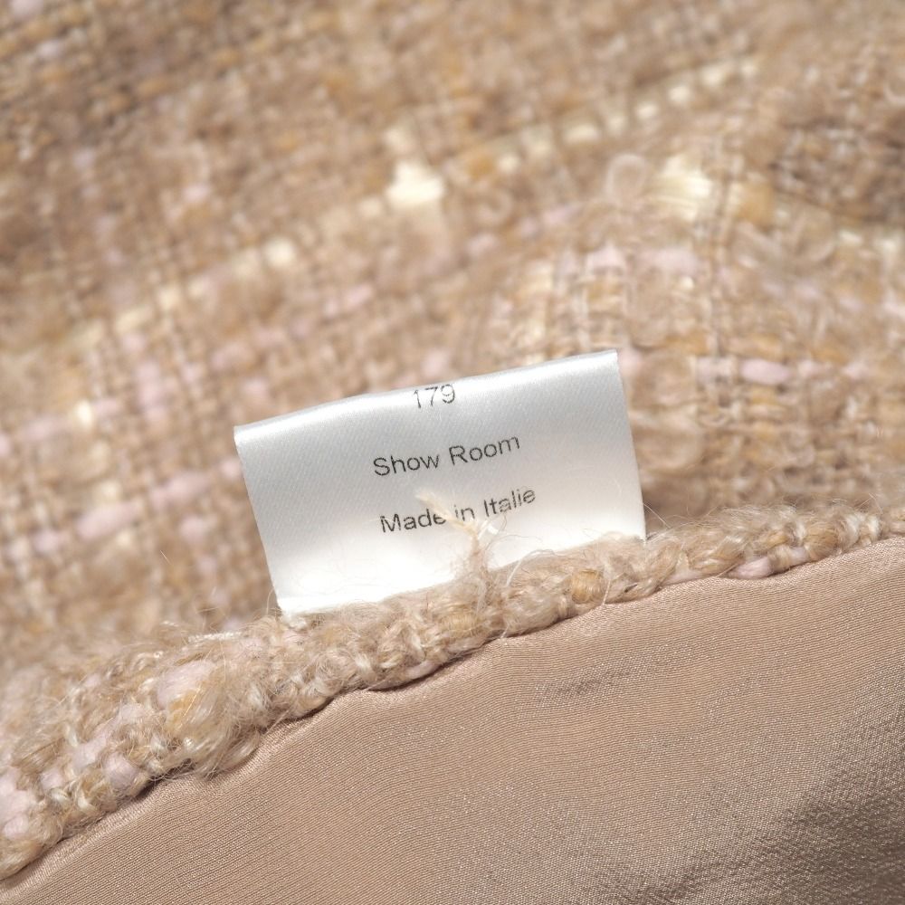 Dior Mini Skirt Tweed Plaid Pattern