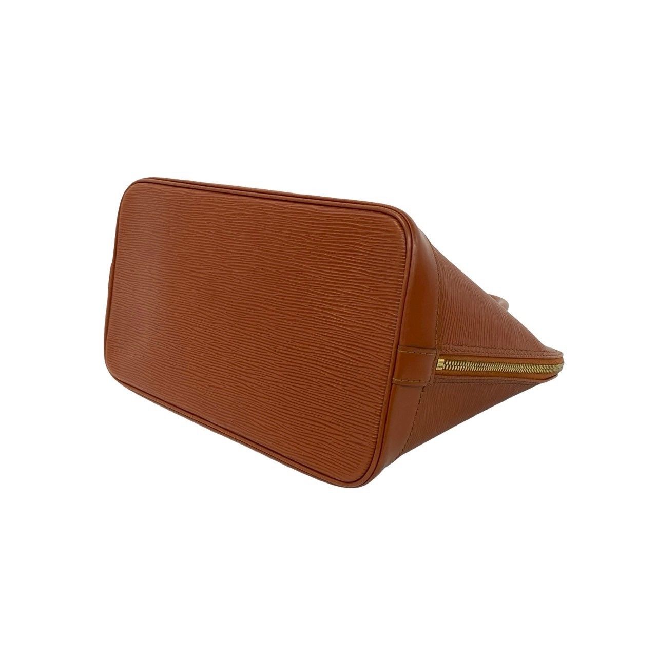 Louis Vuitton Vintage Alma Epi Leather Boston Bag Kenya Brown