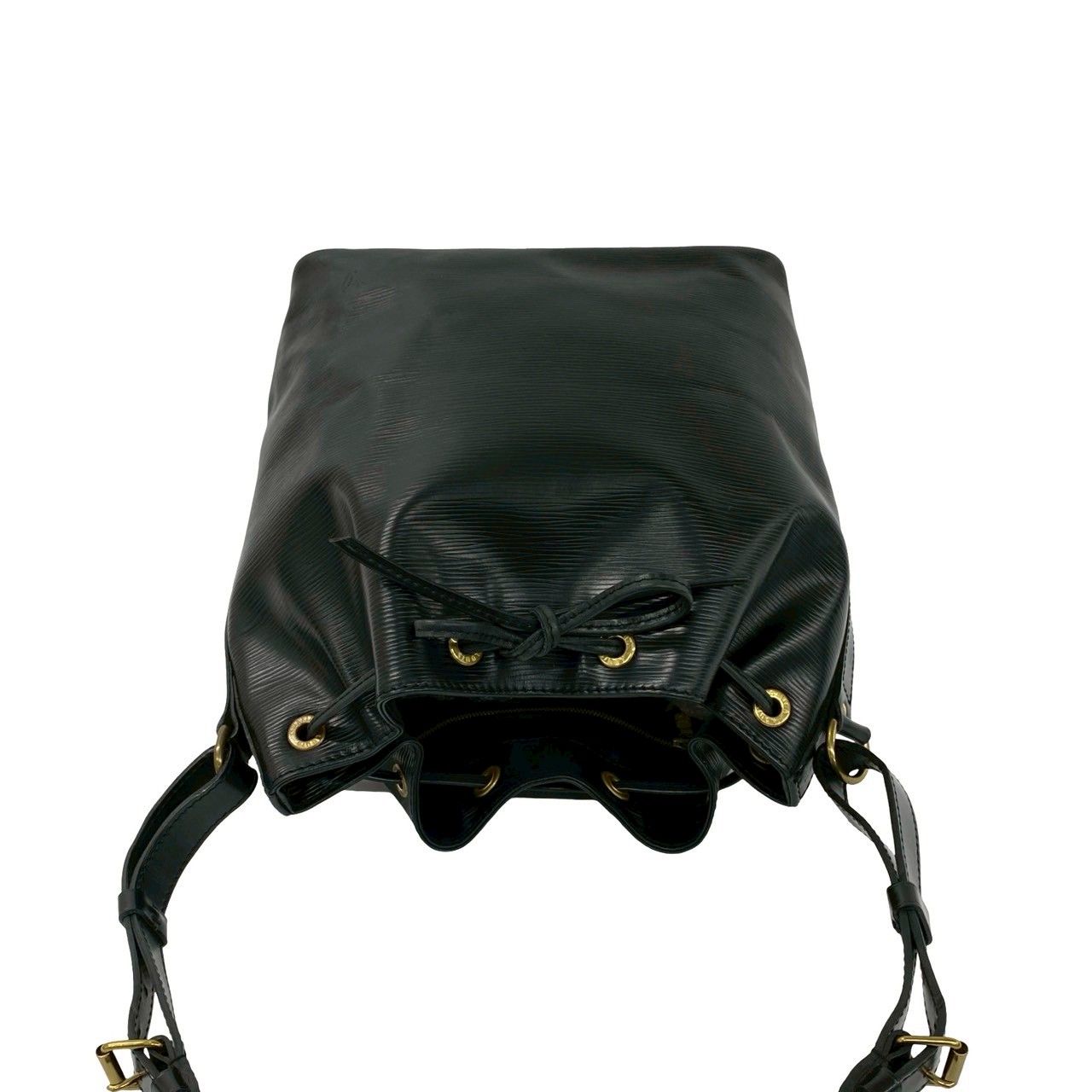 Louis Vuitton Vintage Petite Noir Epi Leather Shoulder Bag