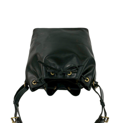 Louis Vuitton Vintage Petite Noir Epi Leather Shoulder Bag