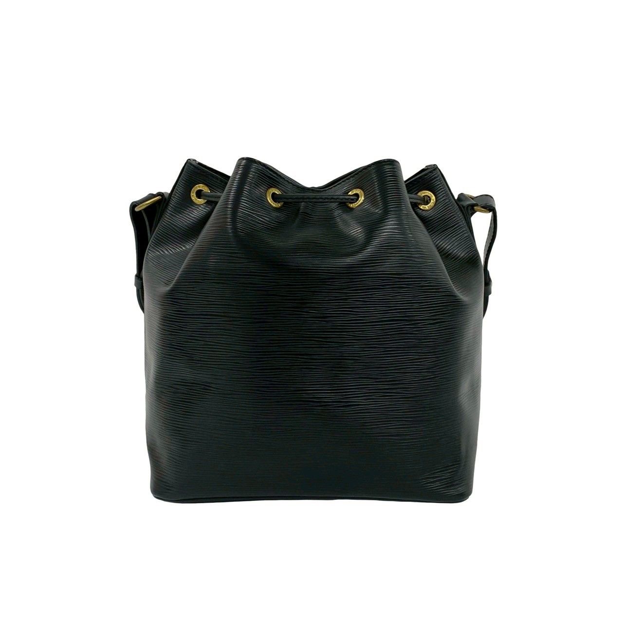 Louis Vuitton Vintage Petite Noir Epi Leather Shoulder Bag