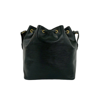 Louis Vuitton Vintage Petite Noir Epi Leather Shoulder Bag