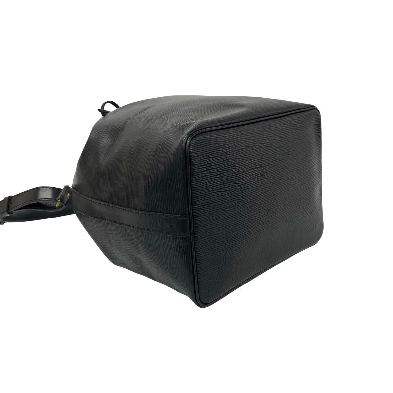 Louis Vuitton Vintage Petite Noir Epi Leather Shoulder Bag