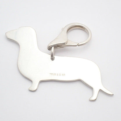 Tiffany & Co Dachshund Motif Charm Key Holder 925 Sterling Silver — view 4
